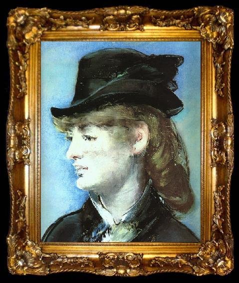 framed  Edouard Manet The Model for the Folies Bergere Bar, ta009-2